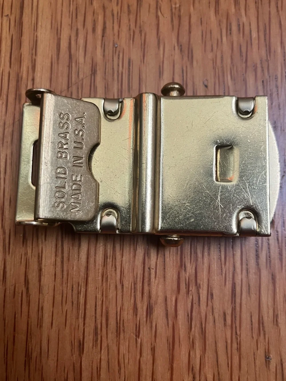 Cub Scouts BSA Brass Belt Buckle Solid Brass Mark Boy Scouts of America Used